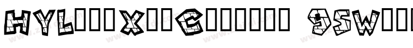 HYLingXinClassic 95W字体转换